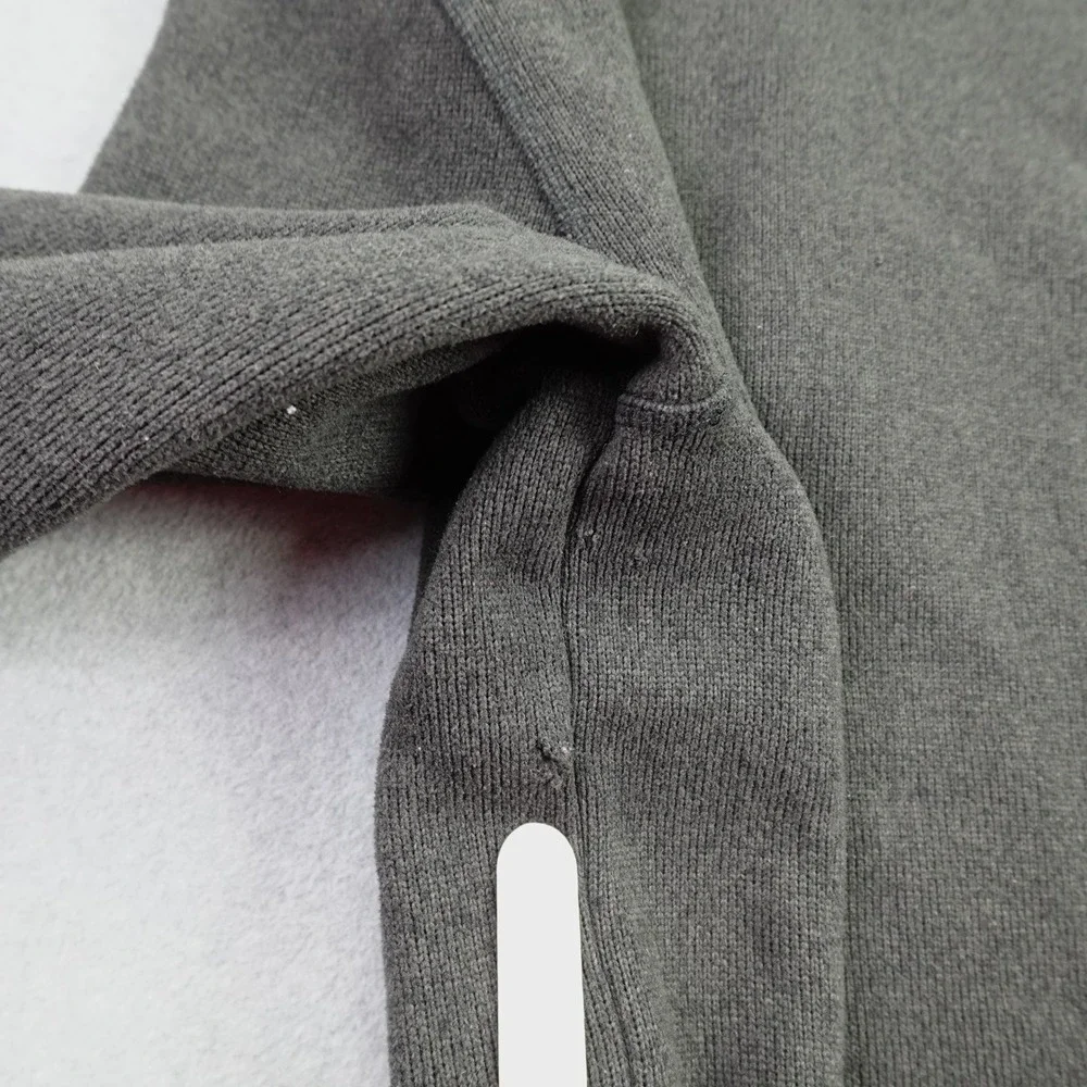 The North Face Sweater Mens Medium Gray Gordon Lyons Outdoor Henley Hoodie